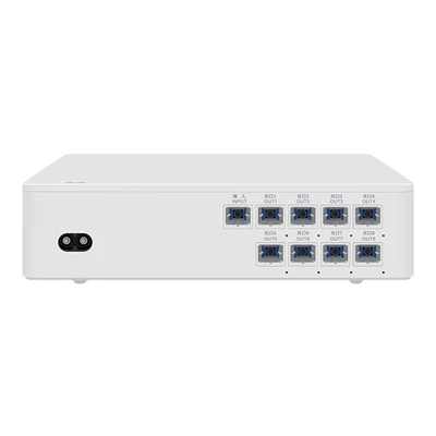 Splitter per fibra ottica attiva a 8 porte